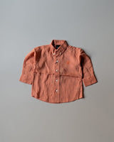 SHTCD01-04 Boys Full Sleeve Oversized Solid Colour Shirt