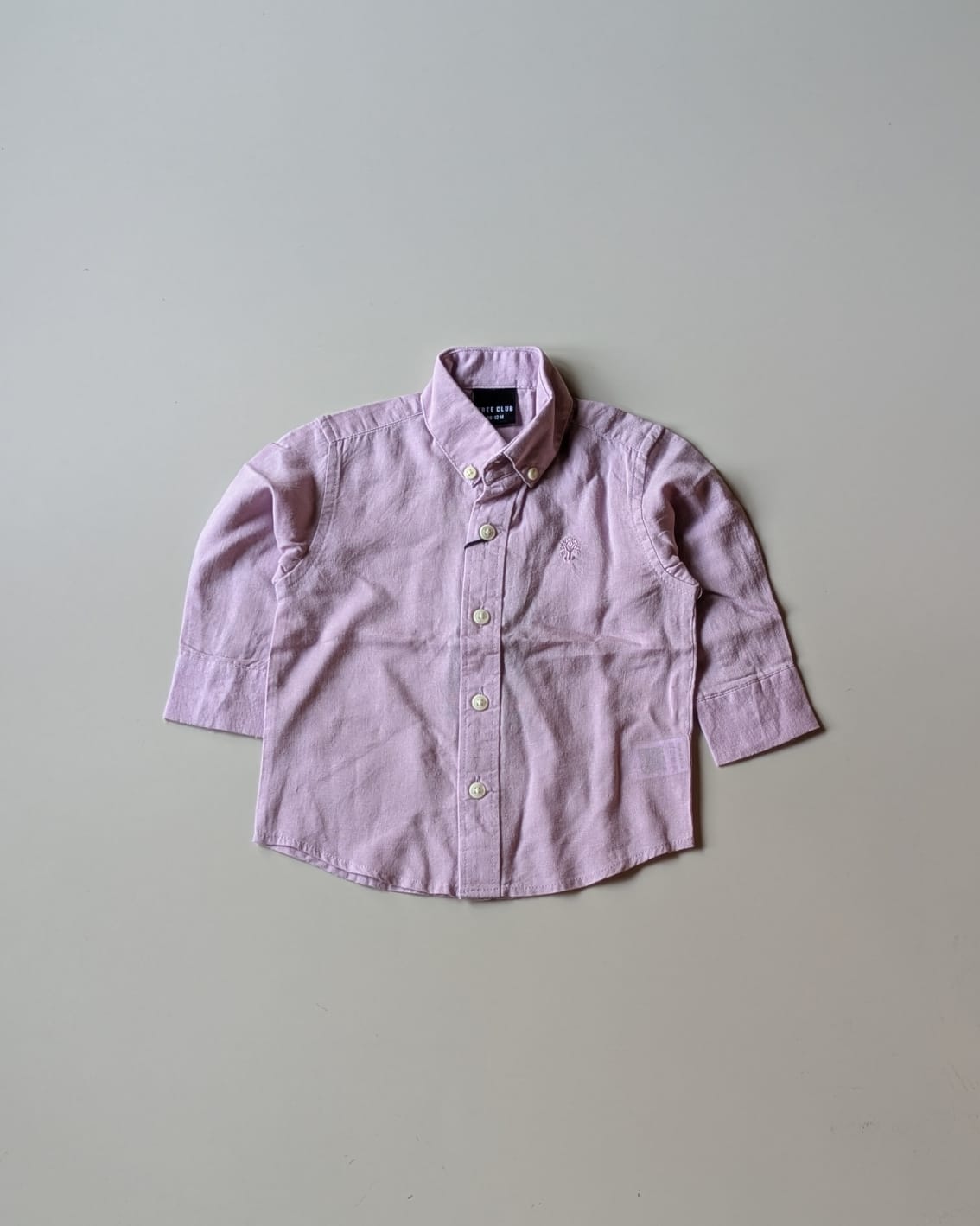 SHTCD01-02 Boys Full Sleeve Oversized Solid Colour Shirt