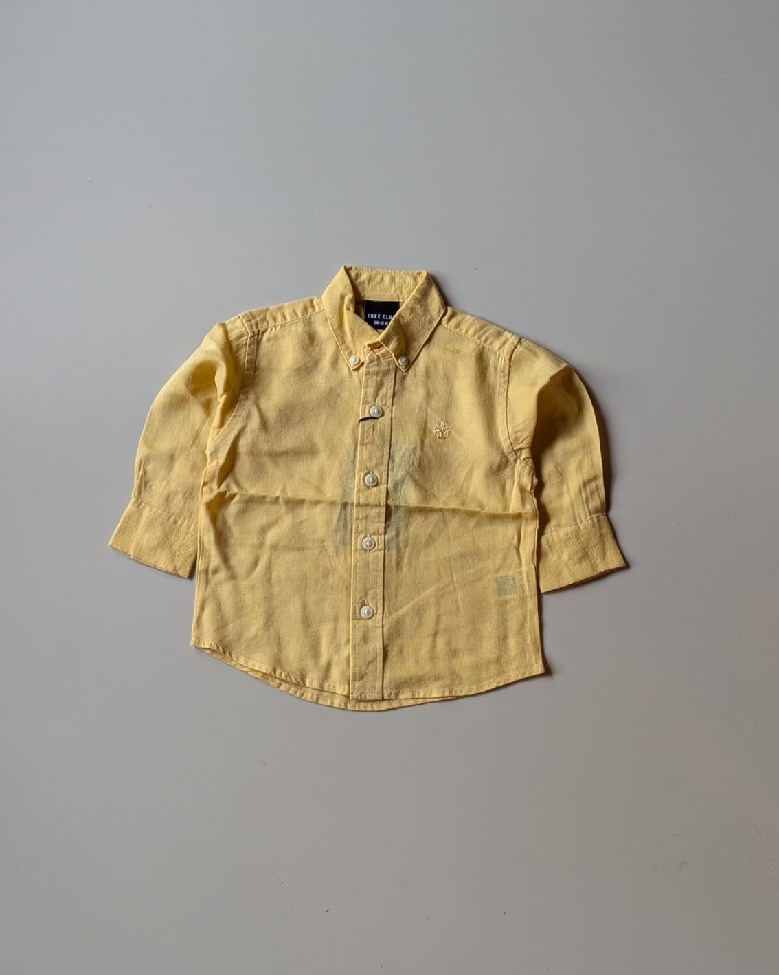 SHTCD01-01 Boys Full Sleeve Oversized Solid Colour Shirt