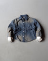 Boys Full Sleeve Oversized Denim Shirt