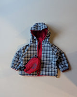 JKT05-01 Unisex Full Sleeve Oversized Reversible Hooded Jacket with Attached Bag