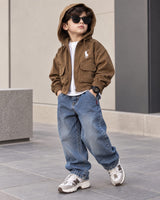 STIM125 Unisex Full Sleeve Oversized Hooded Jacket with Inner T Shirt and Pant Set