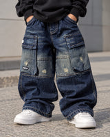 JNSIM117 Unisex Super Baggy Jeans