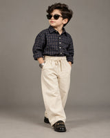 SHGMU06-05 Boys Full Sleeve Oversized Check Shirt