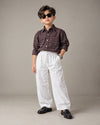 SHGMU08-01 Boys Full Sleeve Oversized Check Shirt (Big)