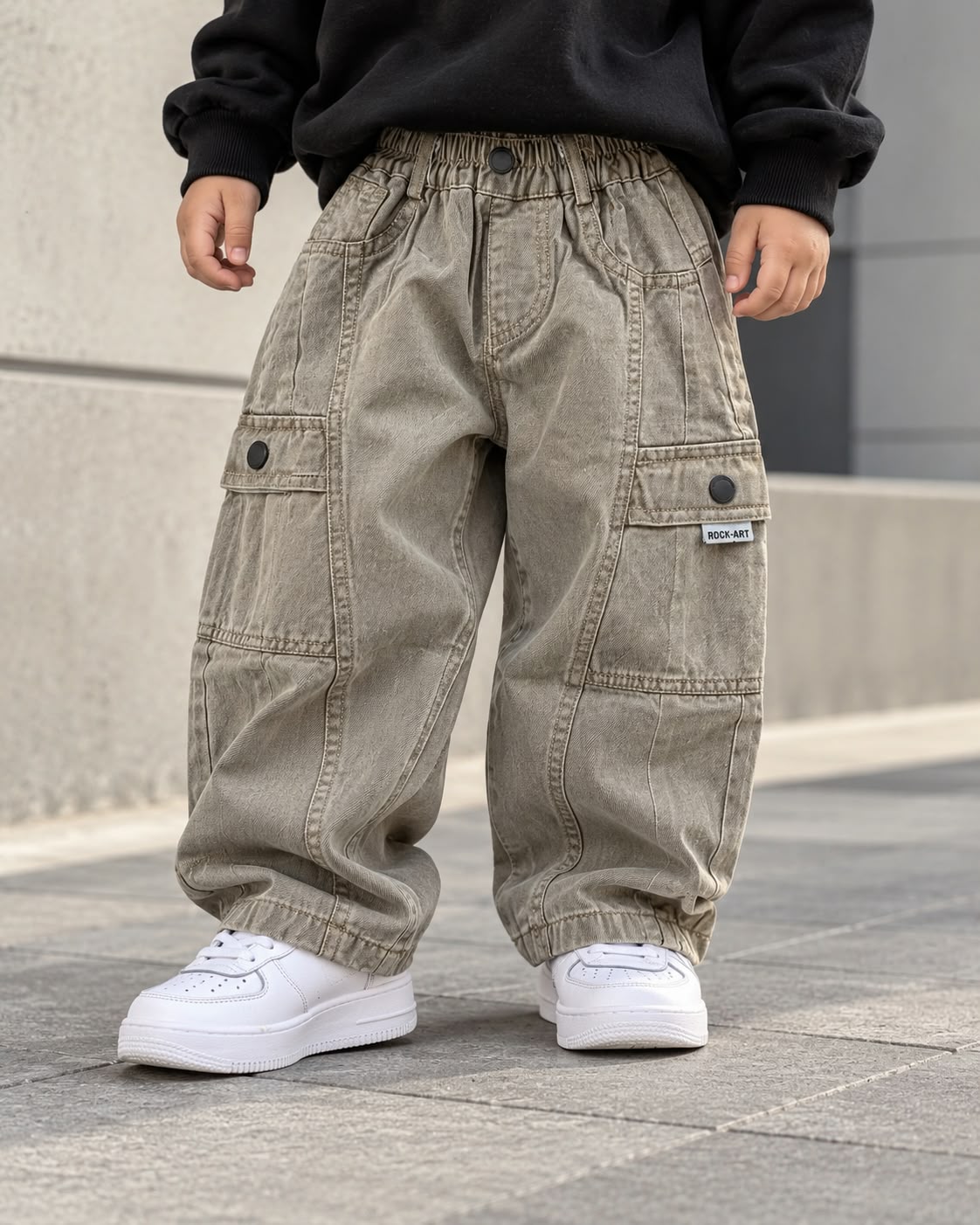 JNS123-02 Unisex Baggy Jeans