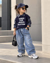 STIM128 Unisex Full Sleeve Oversized Shirt with Vest and Pant Set