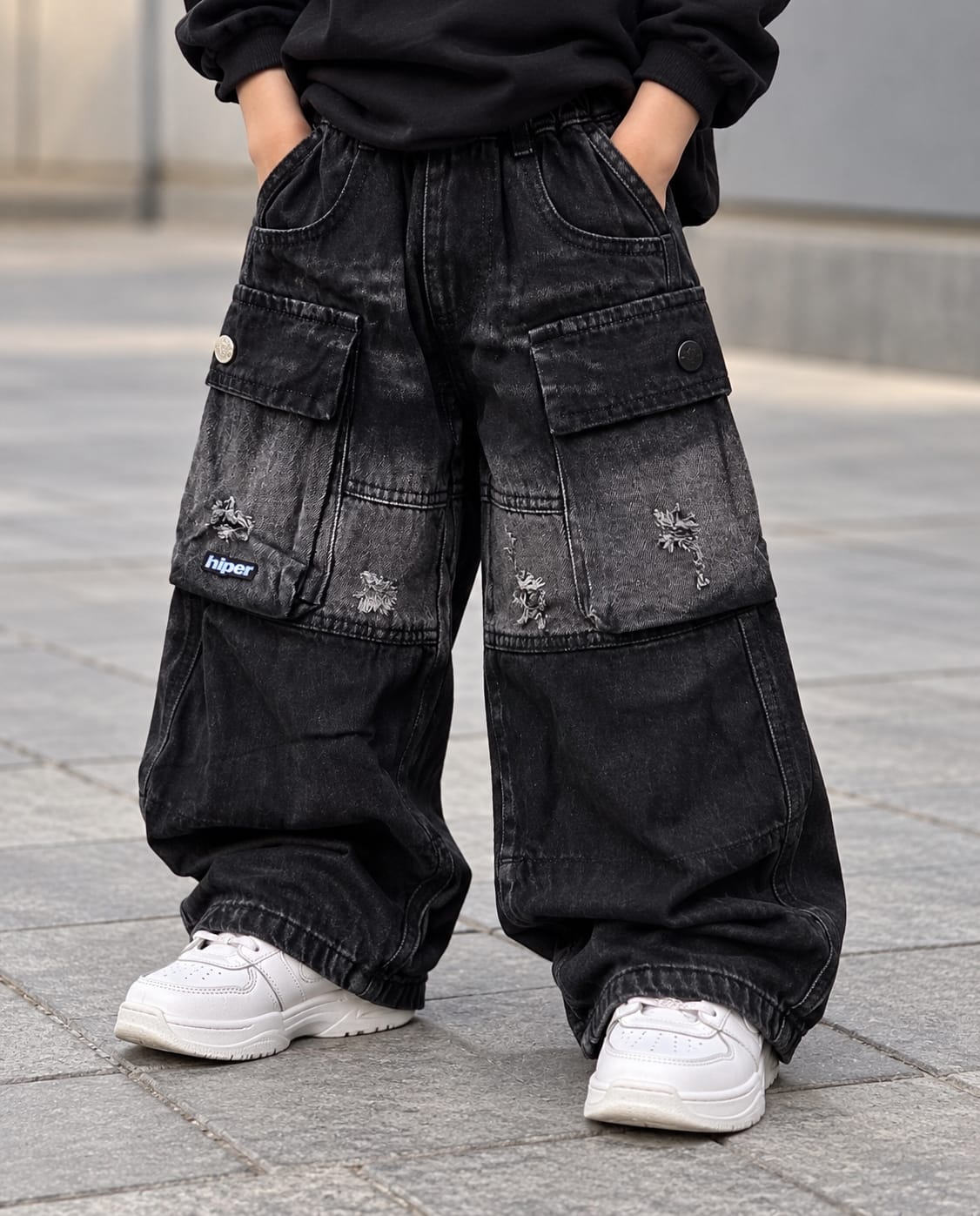 JNSIM117 Unisex Super Baggy Jeans