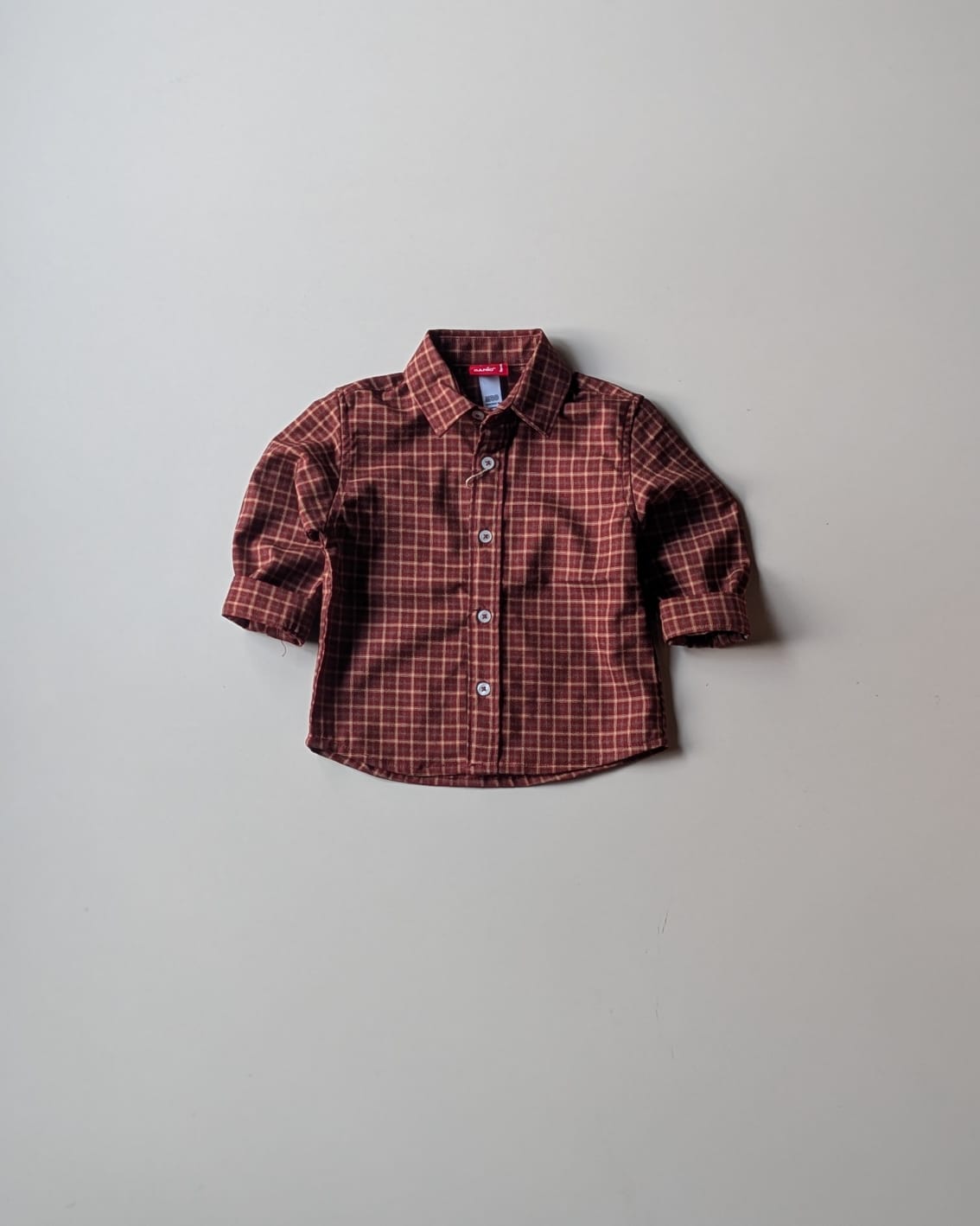 SHGMU04-02 Boys Full Sleeve Oversized Check Shirt
