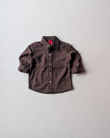 SHGMU04-03 Boys Full Sleeve Oversized Check Shirt