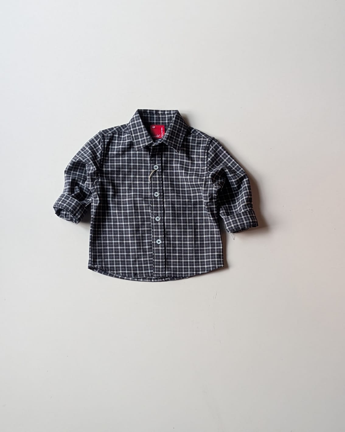 SHGMU04-01 Boys Full Sleeve Oversized Check Shirt