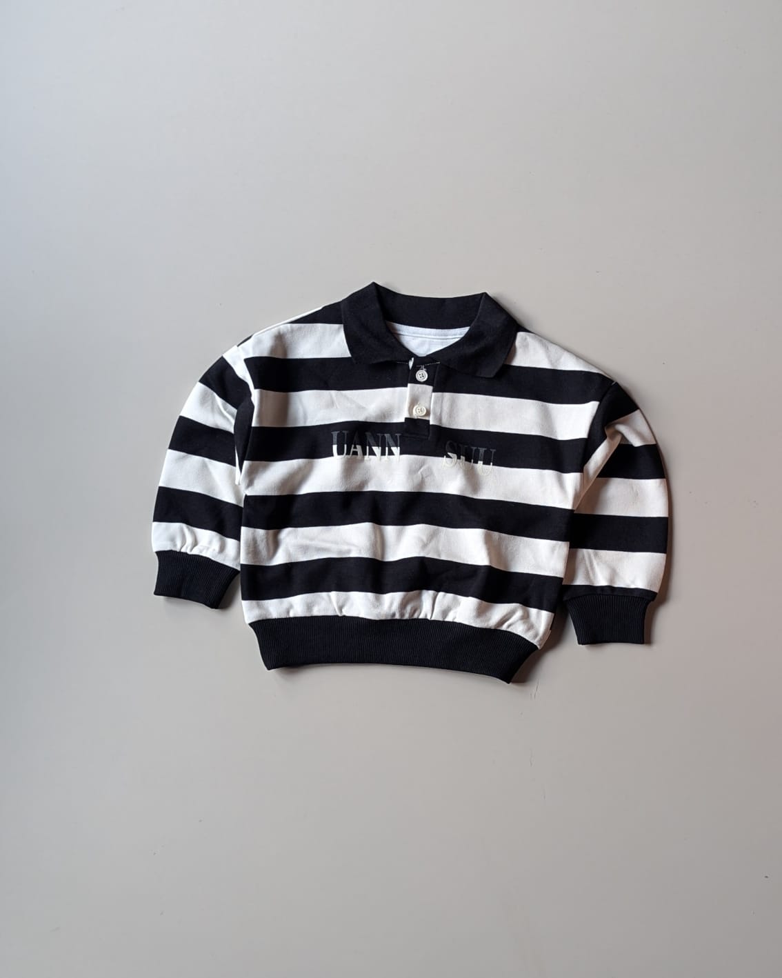 TSHIMB08-02 Unisex Full Sleeve Oversized Polo T Shirt