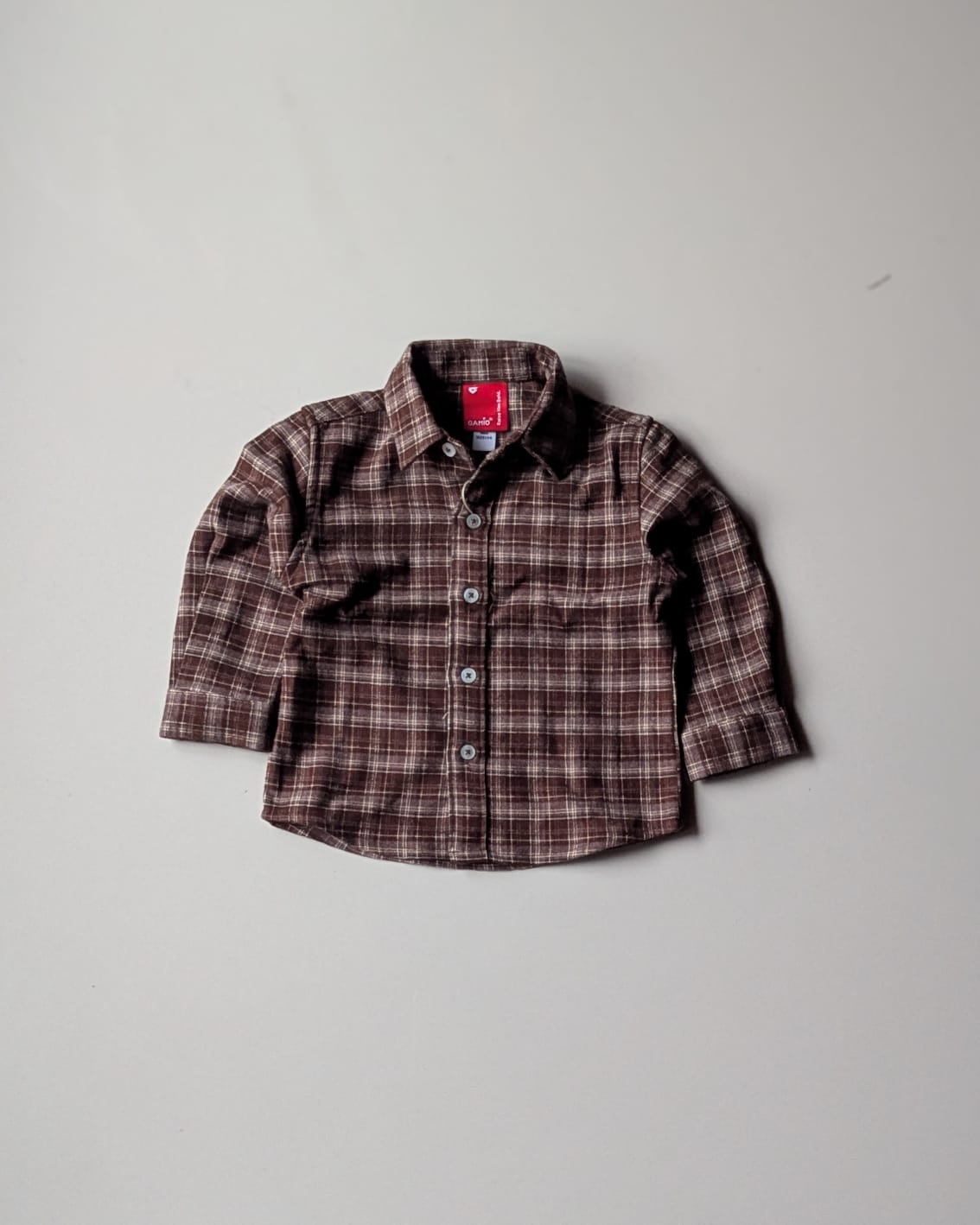 SHGMU05-02 Boys Full Sleeve Oversized Check Shirt
