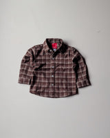 SHGMU05-02 Boys Full Sleeve Oversized Check Shirt
