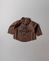 SHWFD01-04 Boys Full Sleeve Oversized Shirt