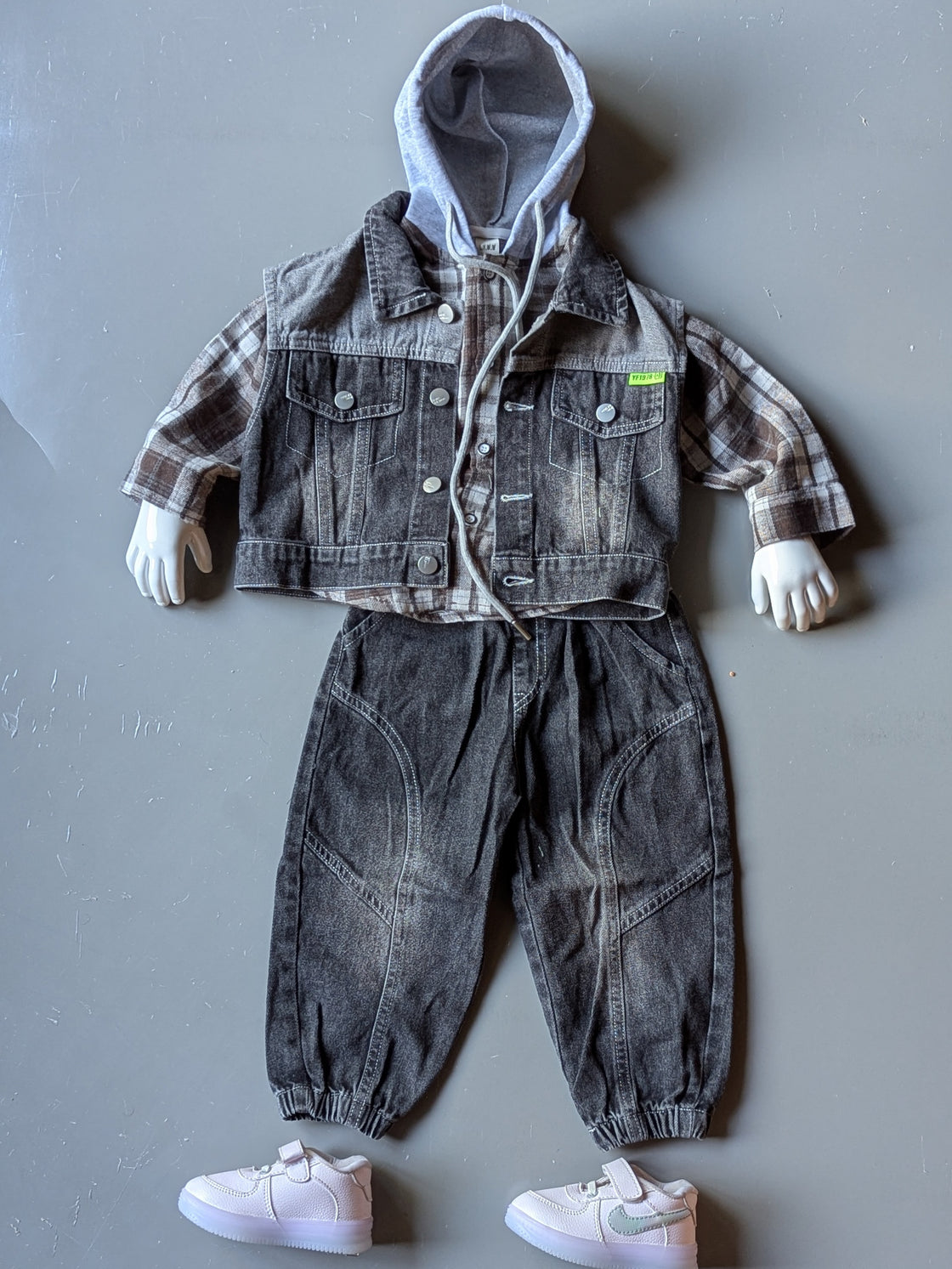 Unisex Full Sleeve Hooded Jacket with Inner Shirt and Pant Set