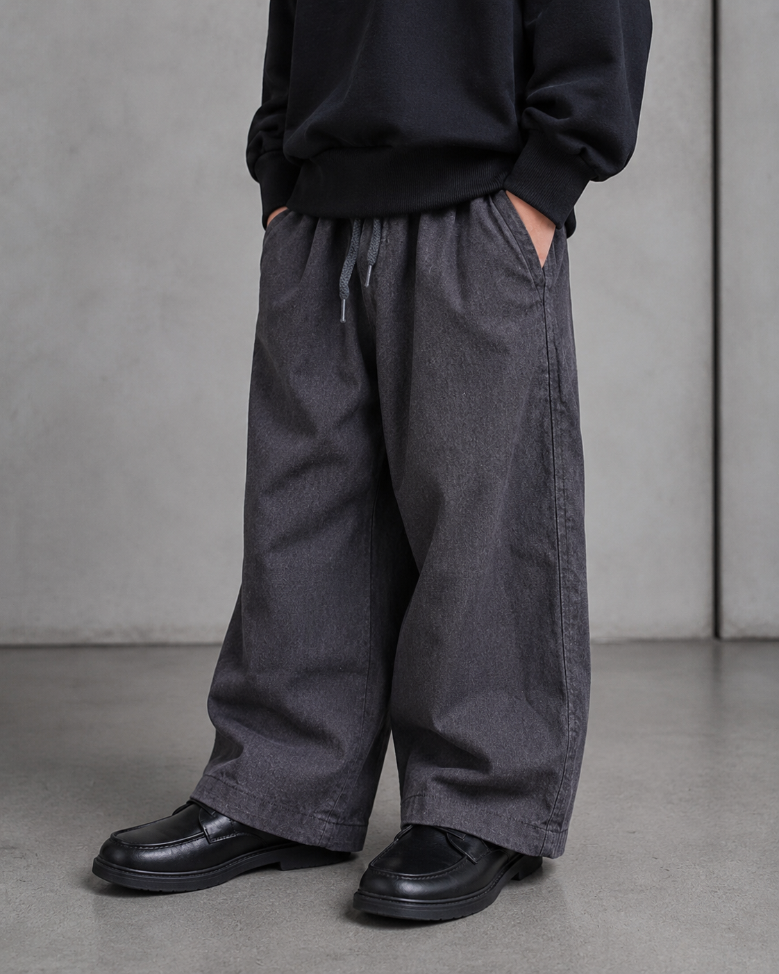 LNP01 Unisex Linen Pant ( Black )