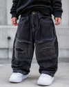 JNS111 Unisex Distressed Baggy Jeans