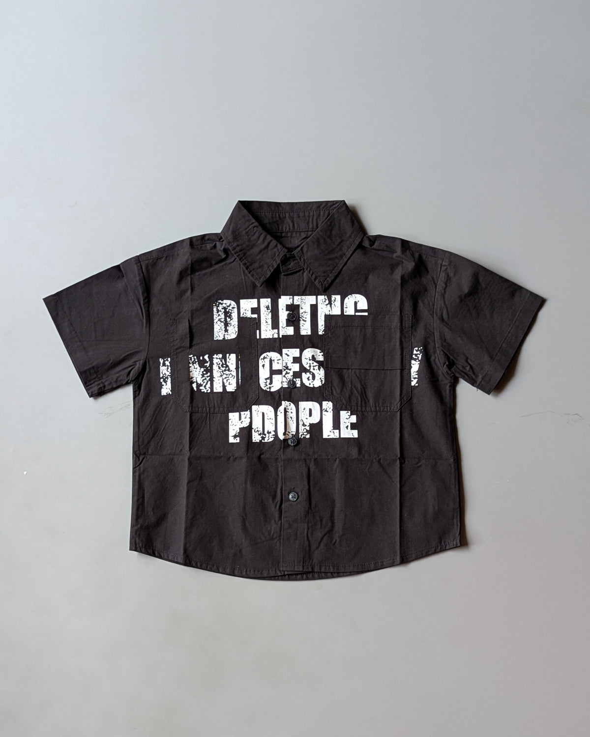 Unisex Half Sleeve Oversized Shirt