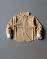 SHFS08 Boy's Full Sleeve Oversized Solid Colour Shirt