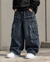 JN1006 Unisex Super Baggy Jeans