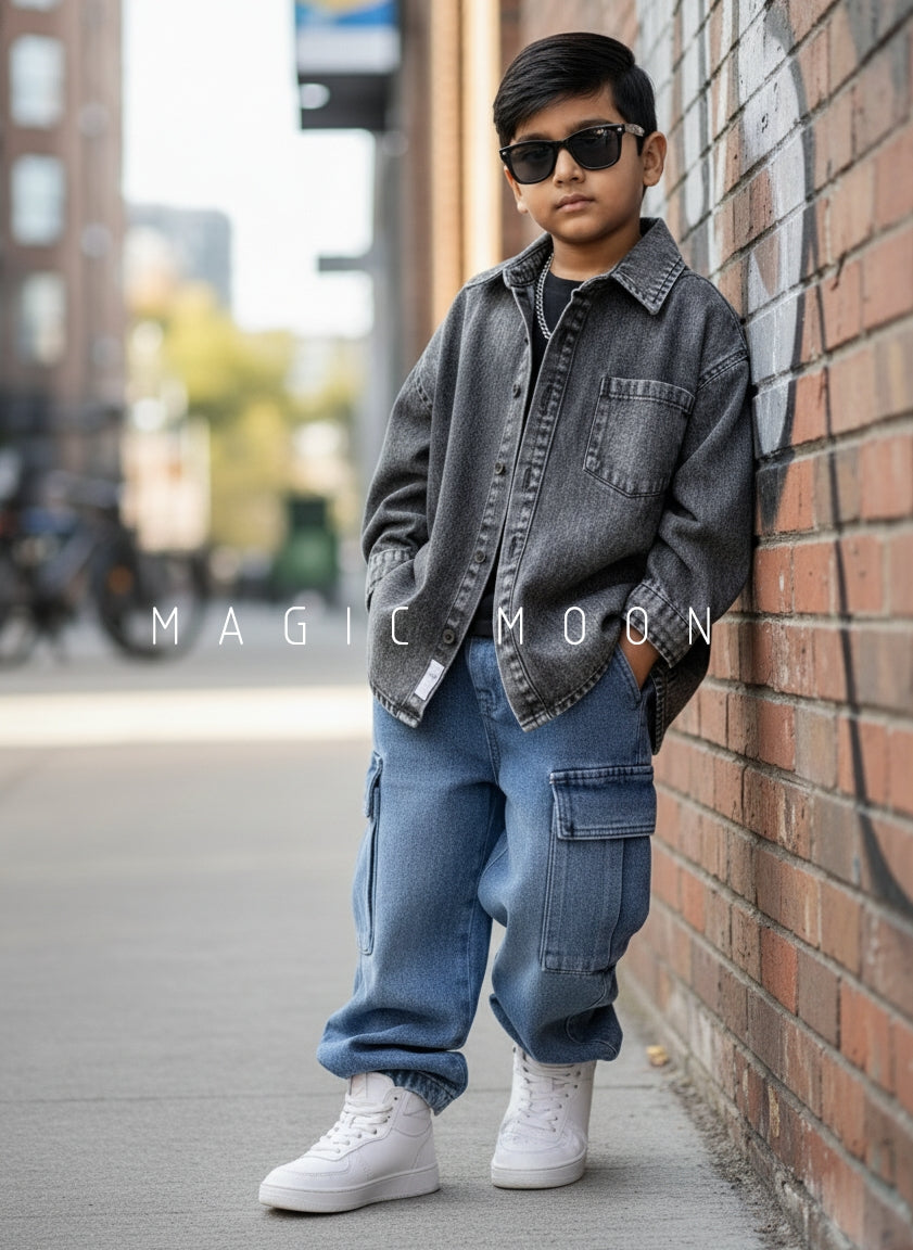 Unisex Full Sleeve Oversized Shirt