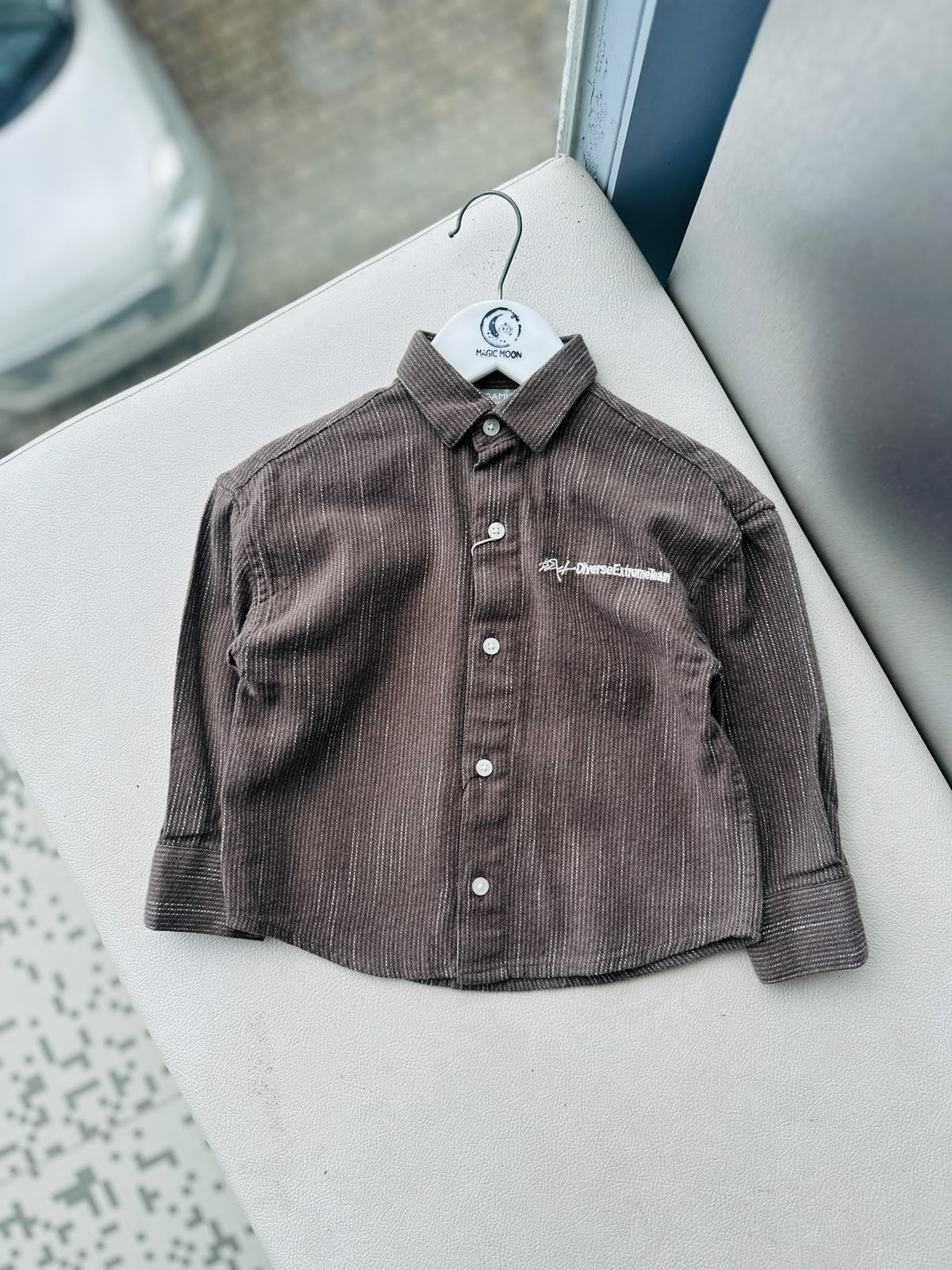 Boys Full Sleeve Oversized Shirt