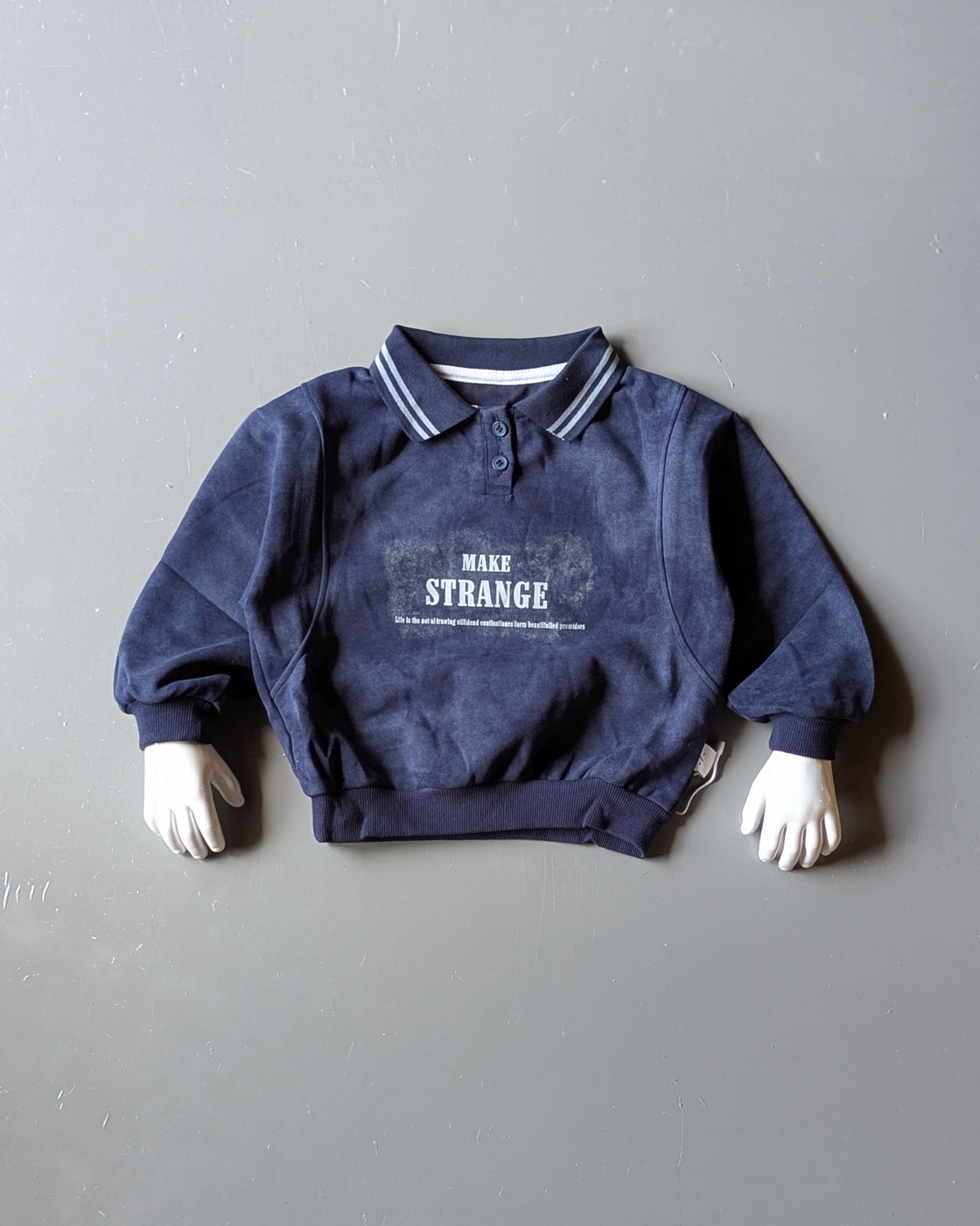 Unisex Full Sleeve Oversized Polo T Shirt