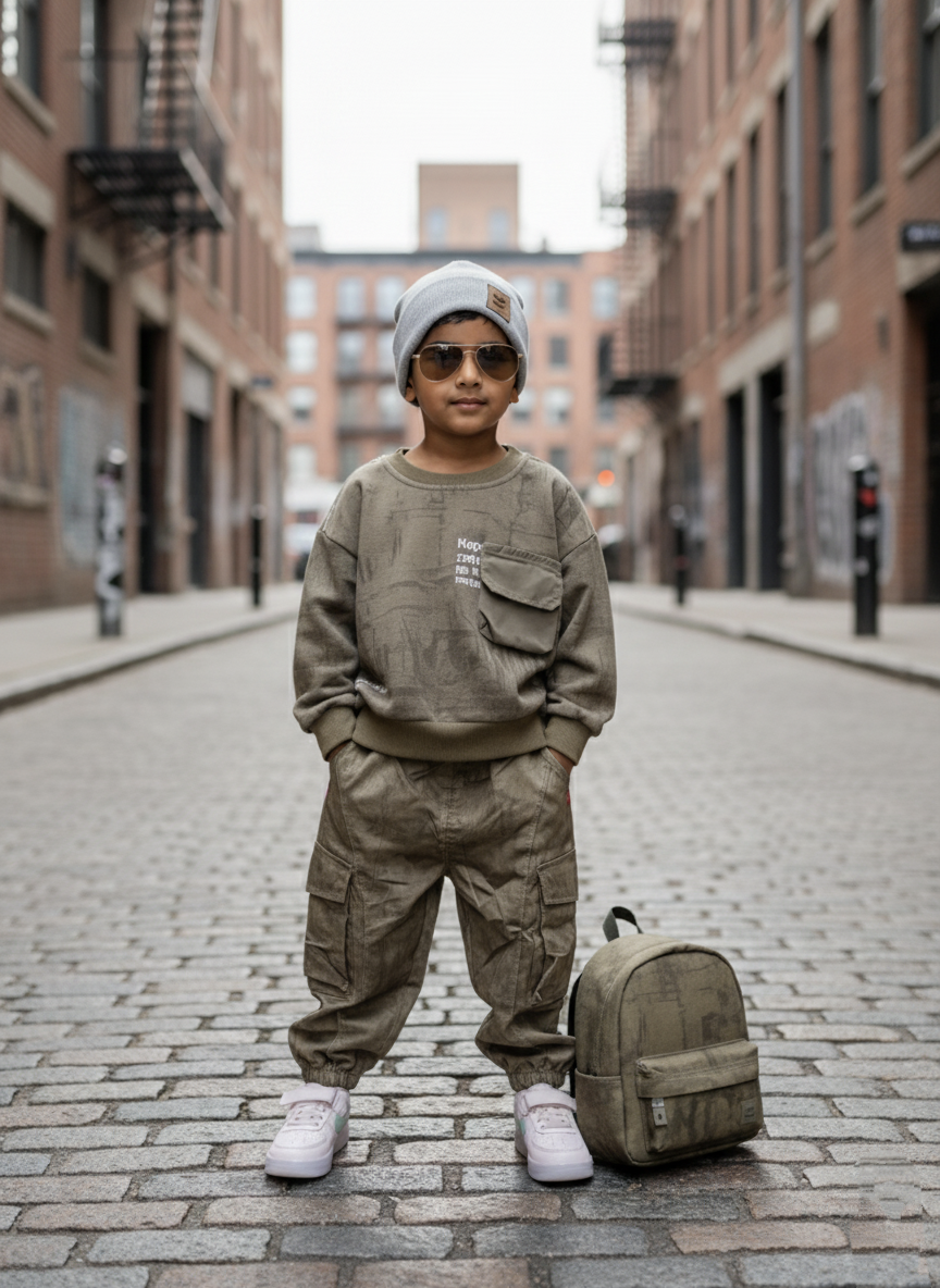 Unisex Full Sleeve Oversized T Shirt and Pant Set