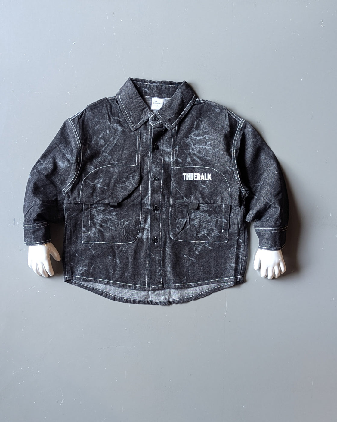 Unisex Full Sleeve Denim Oversized Shirt