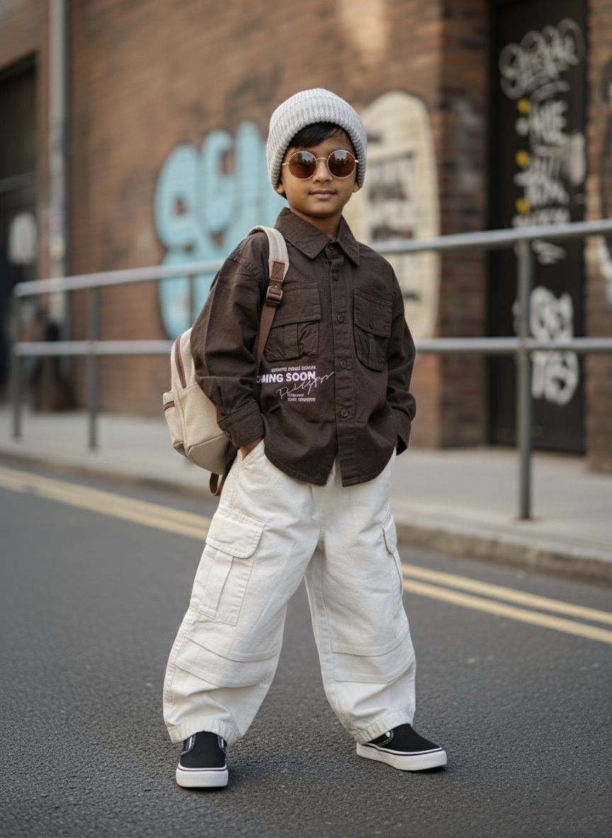 Unisex Full Sleeve Oversized Shirt