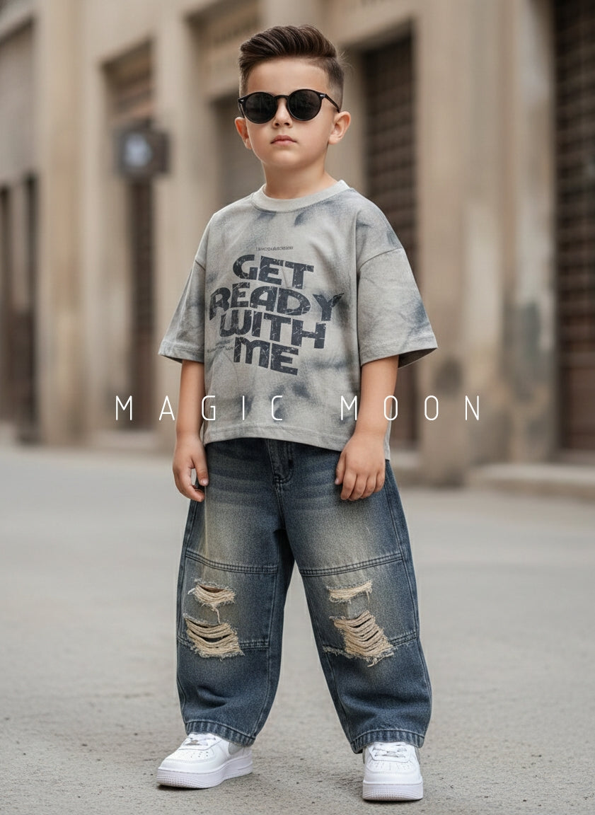 Unisex Half Sleeve Oversized T Shirt