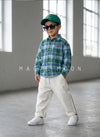 SHFS07 Boy's Full Sleeve Oversized Check Shirt