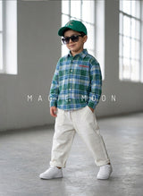 SHFS07 Boy's Full Sleeve Oversized Check Shirt