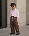 SHGME01-002 Boy's Full Sleeve Oversized Striped Shirt (Big)