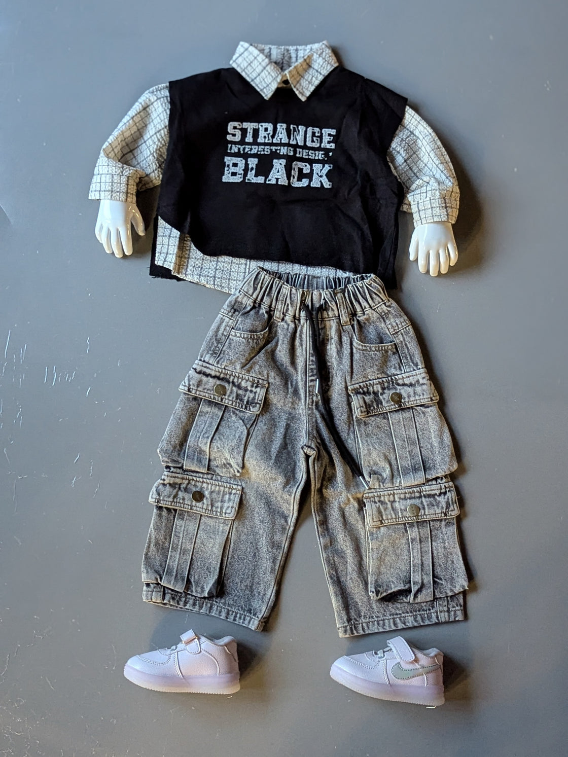 Unisex Full Sleeve Layered Look Oversized T Shirt