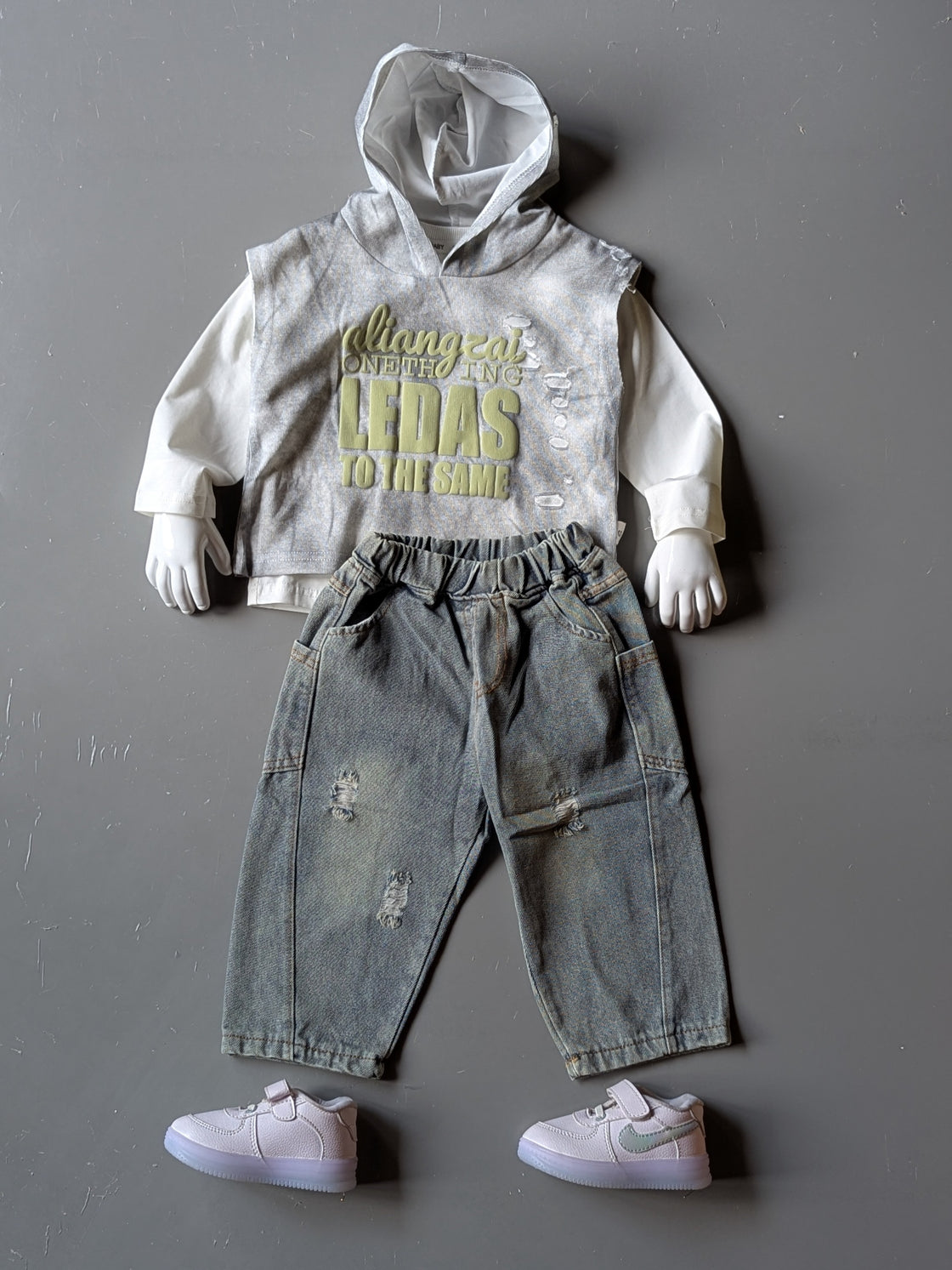 Unisex Full Sleeve Oversized Hooded T Shirt and Pant Set