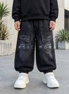 JN1003 Unisex Distressed Baggy Jeans
