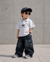 TSPL04 Unisex Half Sleeve Oversized Polo T Shirt