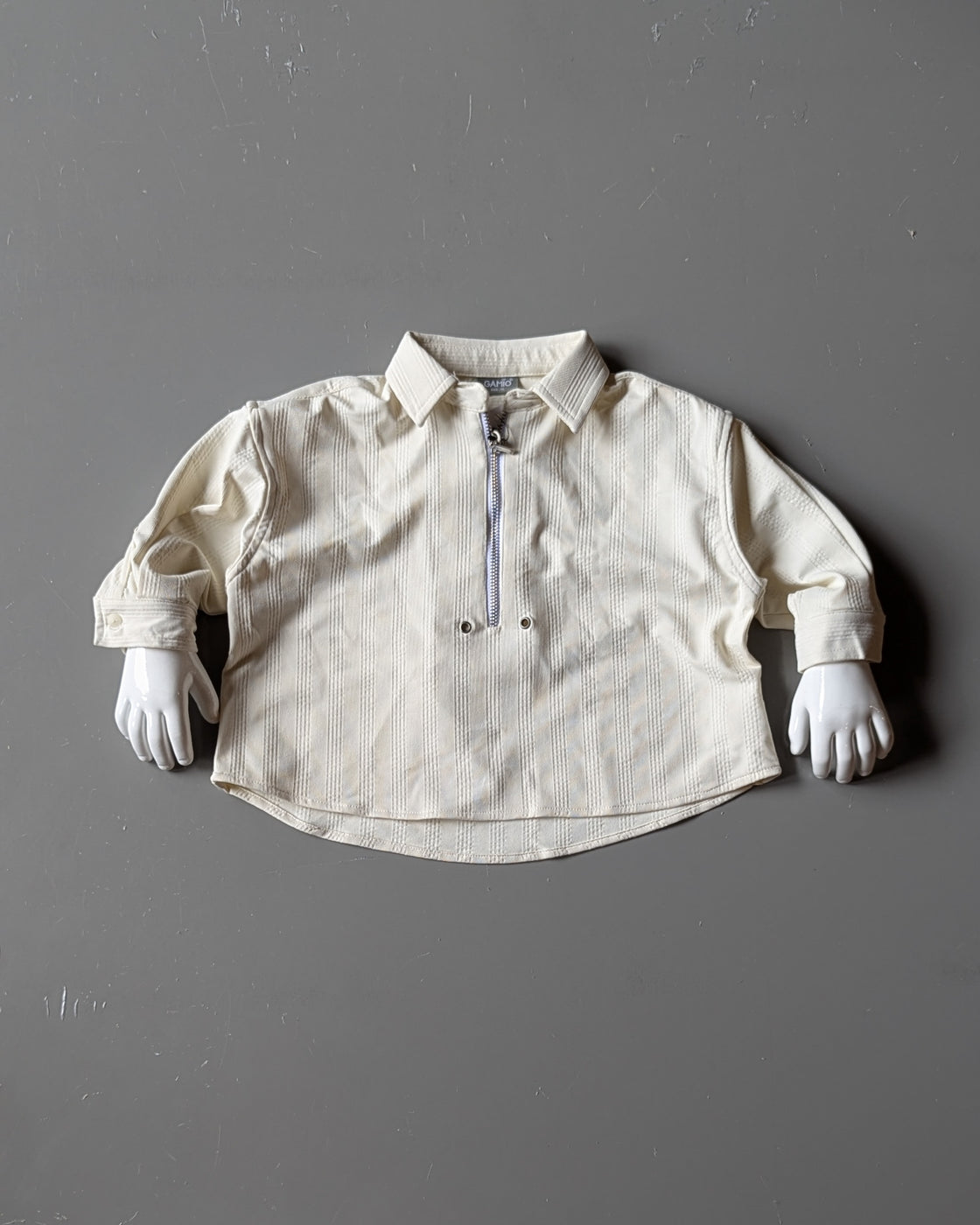 Full Sleeve Polo Pop Over Shirt