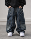 JN1006 Unisex Super Baggy Jeans