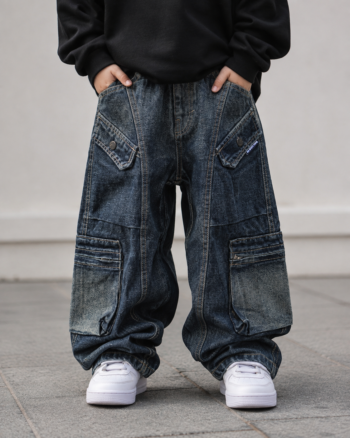 JN1006 Unisex Super Baggy Jeans