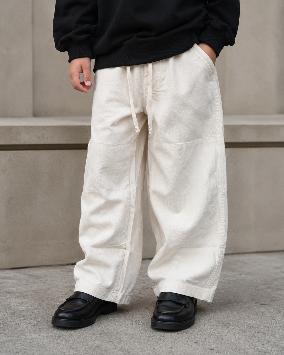 LNP03 Unisex Linen Pant ( Cream )