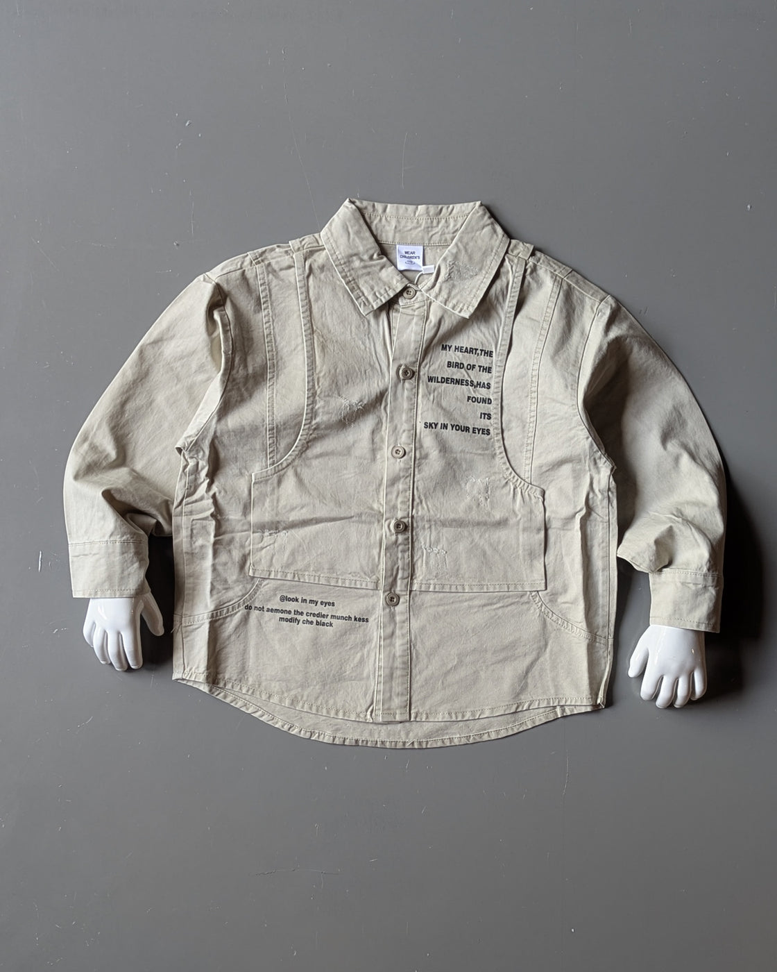 Unisex Full Sleeve Oversized Denim Shirt
