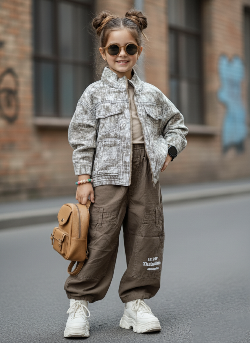 Unisex Full Sleeve Oversized High Neck Zipper Jacket with Pant Set