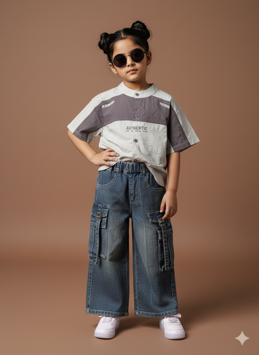 Unisex Half Sleeve Oversized Shirt