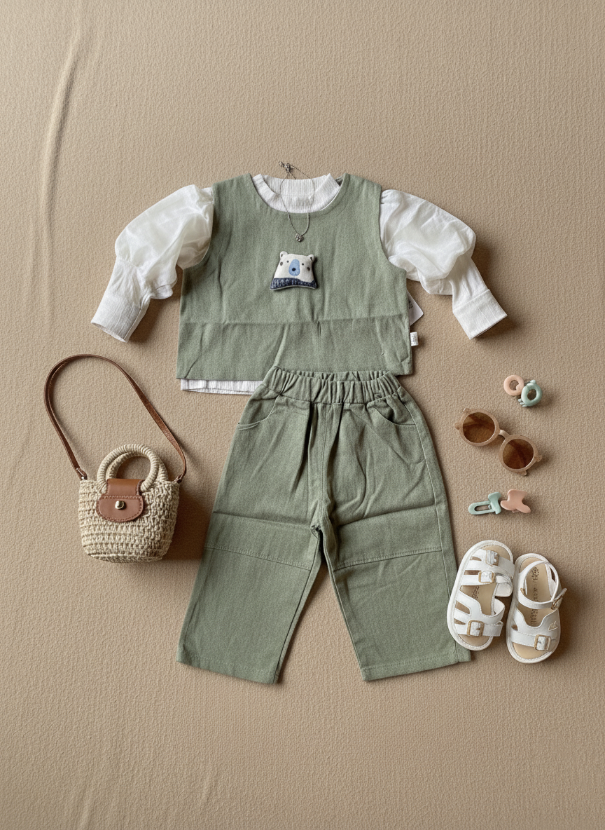 Girl's Full Sleeve Top and Pant Set
