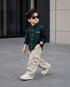 SHGMI01-03 Boys Full Sleeve Oversized Check Shirt