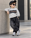 STIM117-01 Unisex Full Sleeve Oversized T Shirt and Pant Set