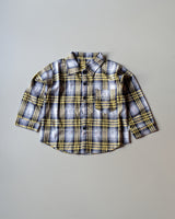 SHIMV1 Unisex Full Sleeve Oversized Check Shirt